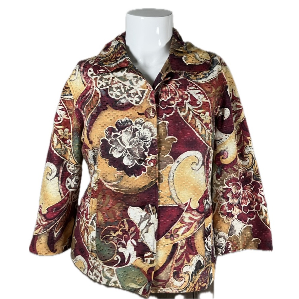 Chico’s Floral Patterned Women's Jacket